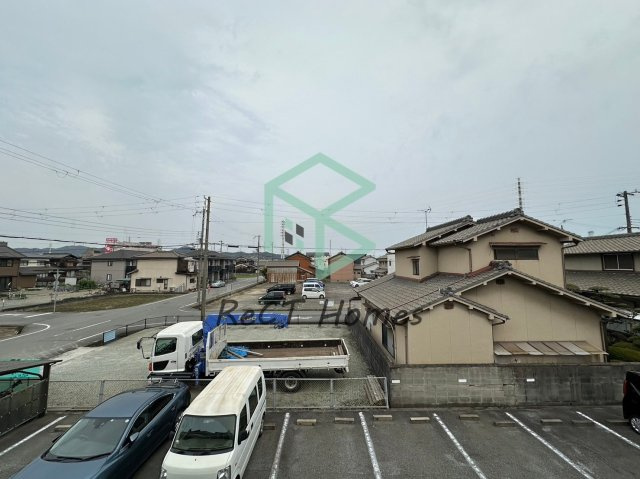 姫路市飾磨区中島のハイツの展望