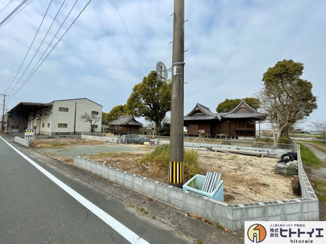 大川市大字中木室の売地の外観