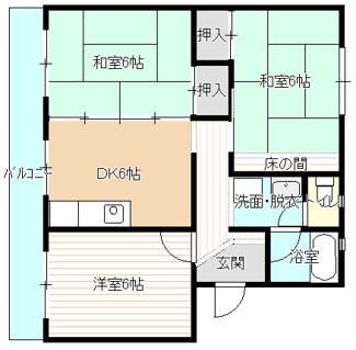 【間取り】 | 大呑マンション