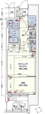 【間取り】 | スワンズシティ新大阪プライム