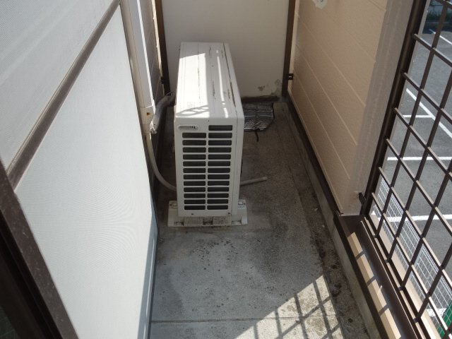 第2赤松コーポのバルコニー