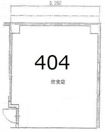 大津市浜大津２丁目の店舗一部の間取り