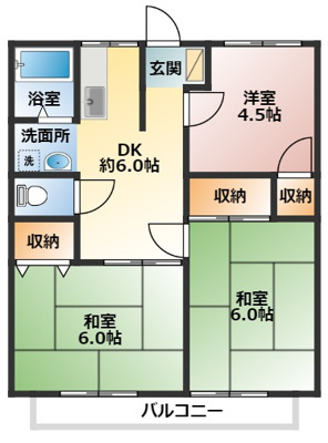ハイツオクネⅡの画像