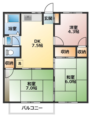 ハイツオクネⅠの画像