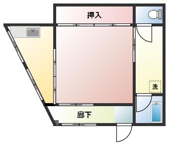 間取りはこのようになっております。