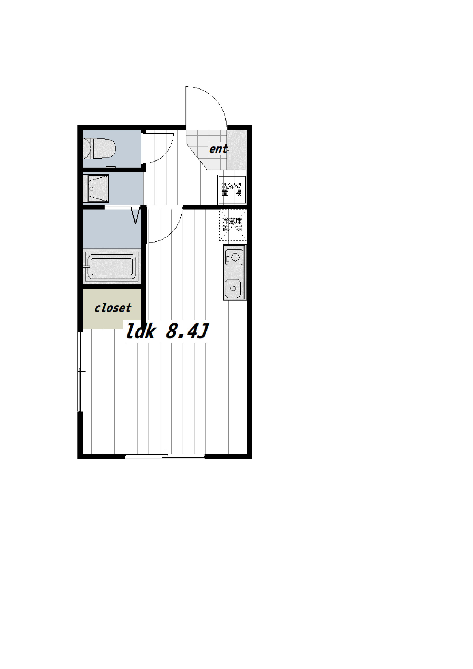 メゾン・ド・ルミエール国府台の間取り