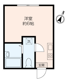 ロフト付の単身者向けアパートです。