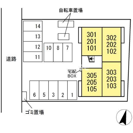 シャルマンの区画図
