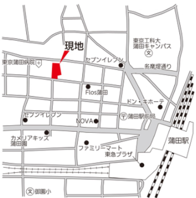 クロスレジデンス蒲田Ⅱの地図