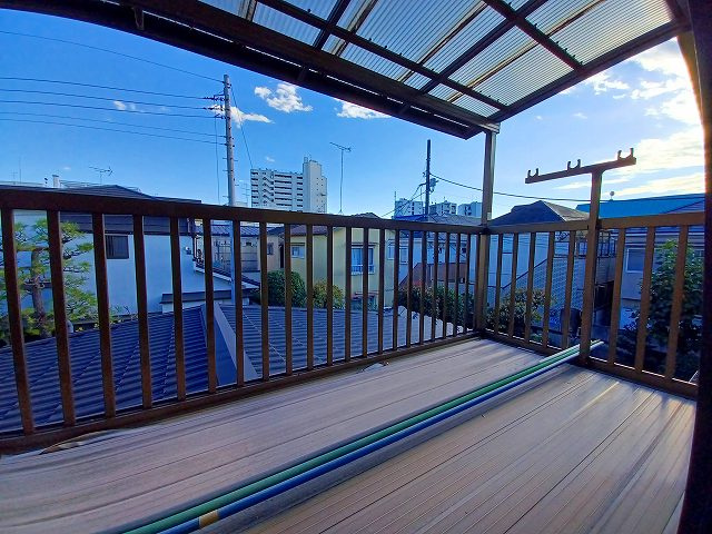 山王３１９臨時貸家のバルコニー