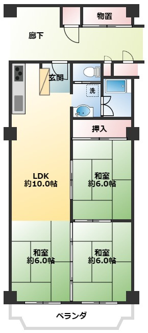 【間取り】の画像