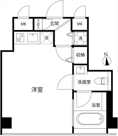 【間取り】 | FLEG西麻布vierge