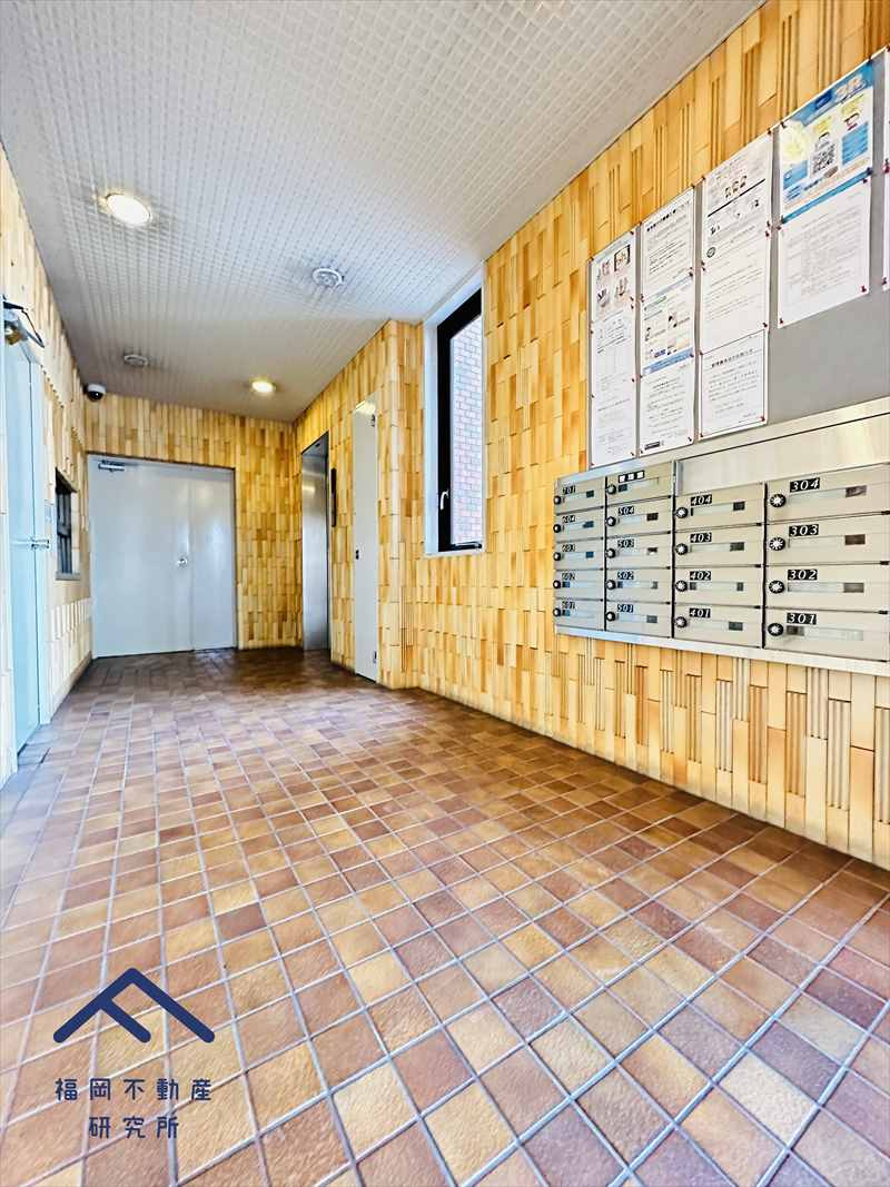 ライオンズマンション桜坂のエントランス