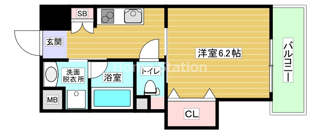 【間取り】 | マリンブルーマンションⅡ