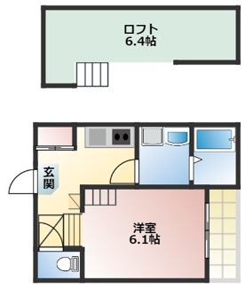 【間取り】 | グランビル上小田井 | 略図のため、現状優先