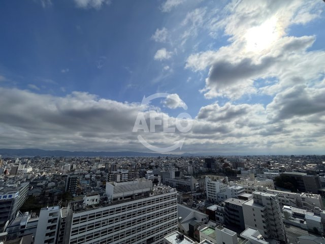 リバーガーデンタワー上町台筆ヶ崎　桃陽小学校の展望|リバーガーデンタワー上町台筆ヶ崎　眺望