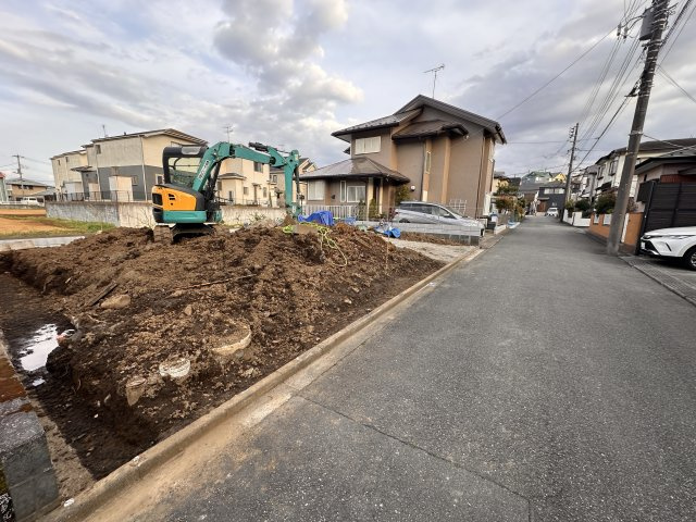 町田市図師町　新築1棟の前面道路含む現地写真|2024年4月撮影