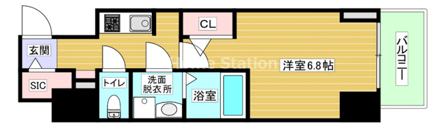 【間取り】 | S-RESIDENCE福島玉川Tres