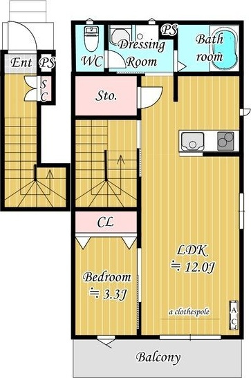 セレーノ　　刈谷市近郊の賃貸ならクラスホーム刈谷の間取り
