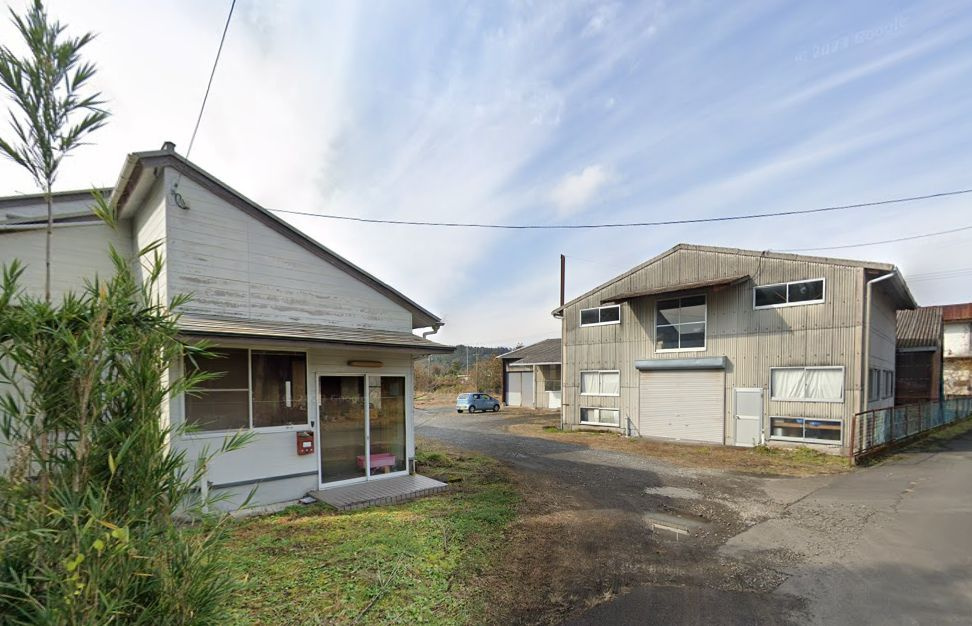 都城市高崎町大牟田の工場の外観