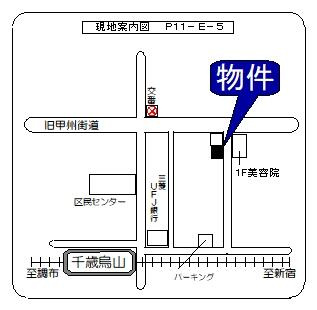 【地図】 | 駅３分の好立地