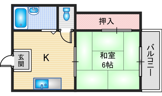 アーバンⅡの間取り