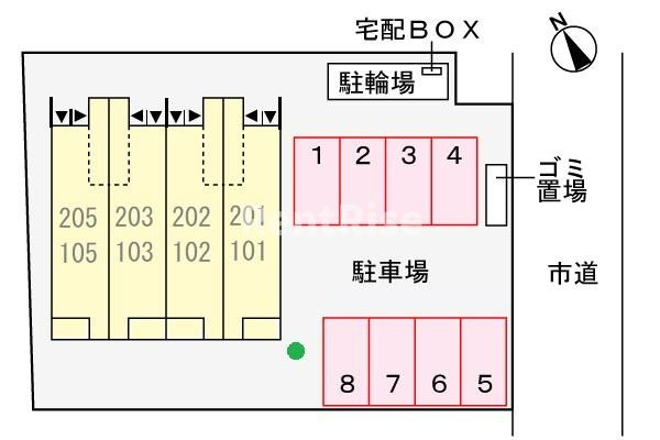 カーサ　リコリスの駐車場|駐車場