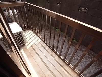 【バルコニー】 | ふじハイツ | 暖かな日差しのふりそそぐバルコニー