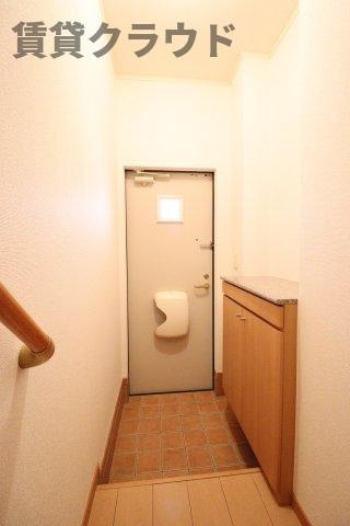 サンリット・スクェアⅡの玄関|落ち着いた玄関です