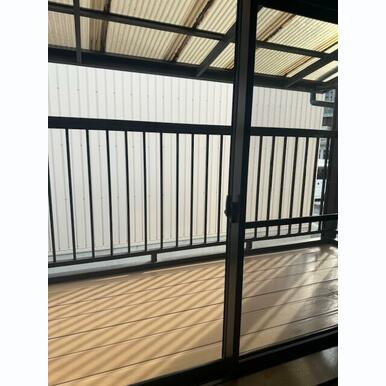 荘島貸家のバルコニー|広々としたバルコニーです