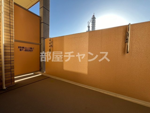 プレサンス泉セントマークのバルコニー