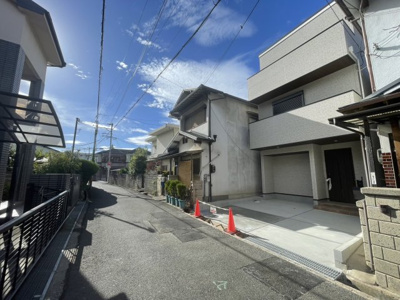 【前面道路含む現地写真】 | 旭小・新築建売・4LDK・泉大津市下条町 | 前面道路含む現地写真です