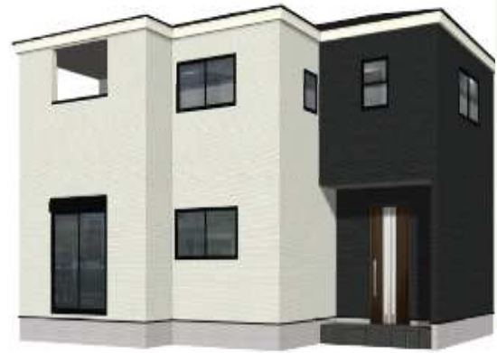 高崎市吉井町塩川（全4棟）2号棟の外観パース|2号棟