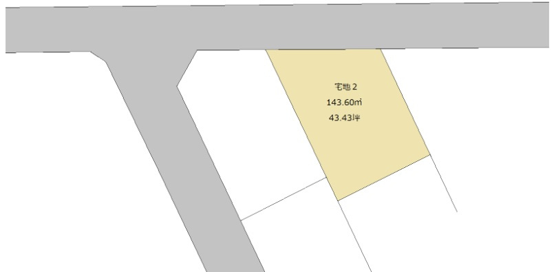 朝倉丙　2号地　建築条件付き　売土地（全14区画）の土地図|2号地