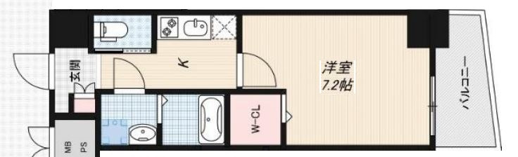 MSR新大阪南の間取り