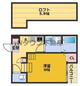 【間取り】 | ハーモニーテラス大杉町Ⅲ | 間取りです