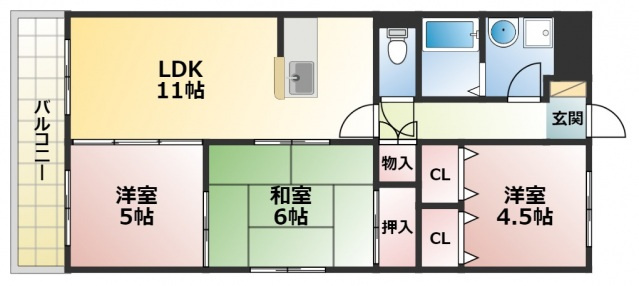 アルカンシェルの間取り