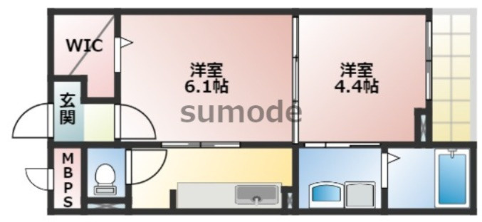 クレメントハウスの間取り