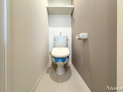 【トイレ】 | ウイング志賀 | 清潔感のあるトイレです