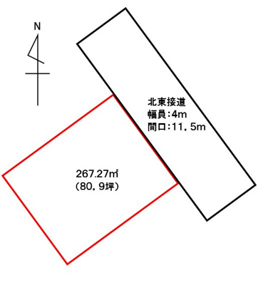 【前面道路含む現地写真】 | 金沢市本多町2丁目【売地】