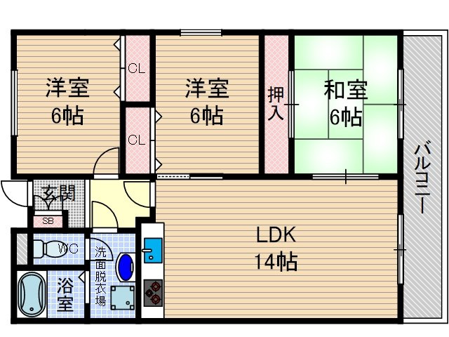 【間取り】 | フローラ穂積台