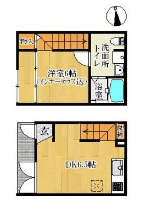 R-BOX津福Ⅲの間取り