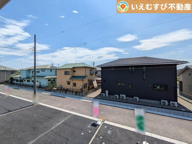 Cradle garden　深谷市萱場第6の展望|高い建物が無く開放感のある展望
バルコニーからの展望も開けていて閑静な住宅地が望めます。日当りも良いですね♪