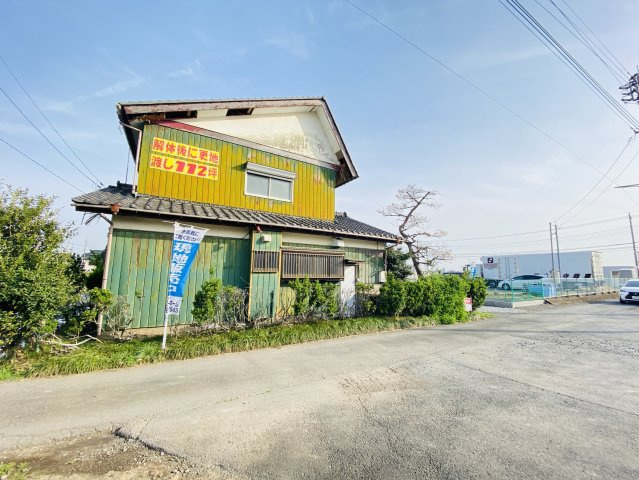 敷地面積１１２坪　売地　川越市久下戸の前面道路含む現地写真|現地（2024年4月）撮影