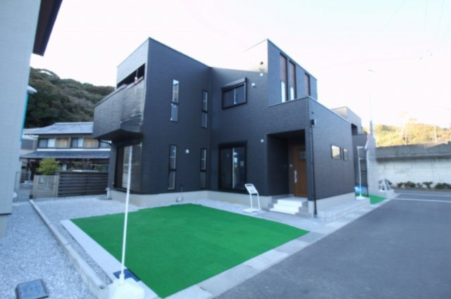 朝倉丙Ⅱ　新築戸建　3号地　（全3区画）の外観|３号地　建物面積　111.79㎡（約33.82坪）