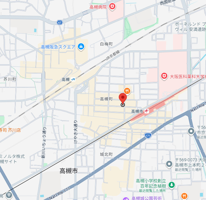 ImpRex 3号館の地図