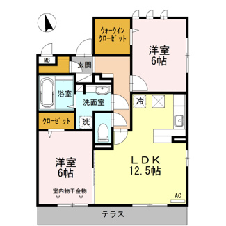 【間取り】 | Novel Court IMAISE B