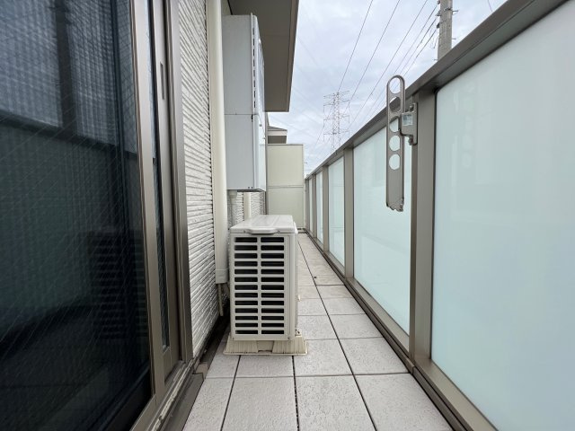 シャーメゾン田寺東のバルコニー