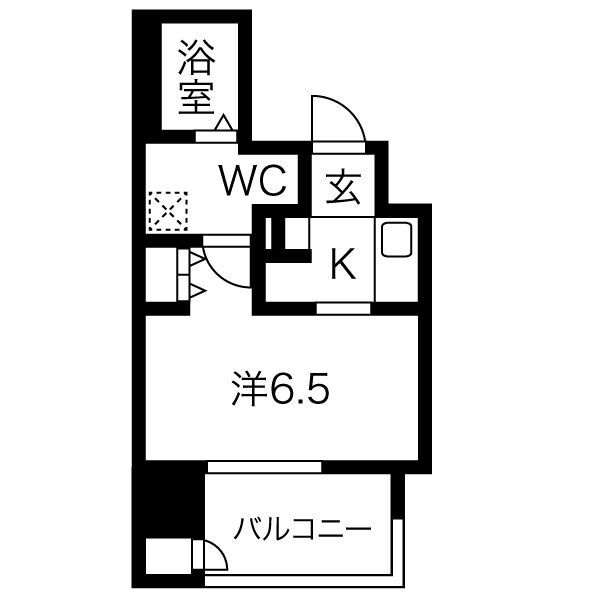 ワールドアイ大阪城EASTアドバンスの間取り