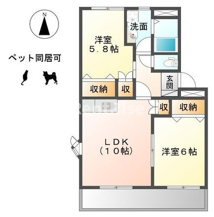 グランディアⅠの間取り|間取図